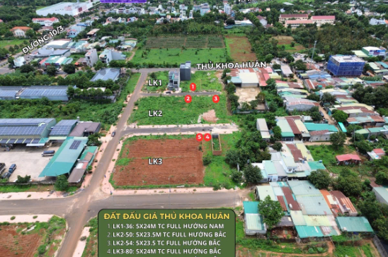 ĐẤT NỀN KHU ĐẤU GIÁ THỦ KHOA HUÂN